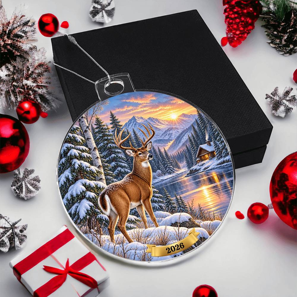 Deer Christmas Ornament