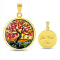 Cherry Blossom Tree Necklace with Engraving-[Heartfelt Family Gift]