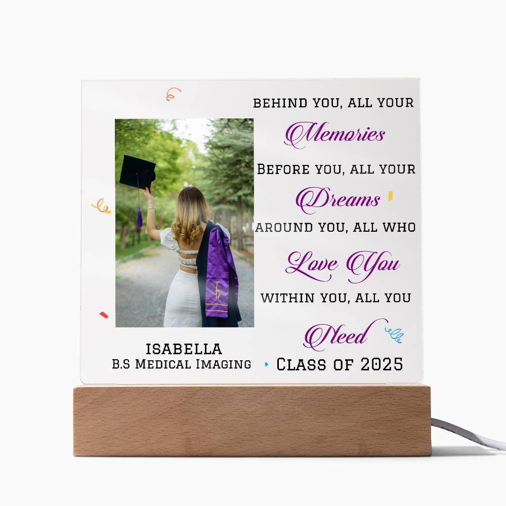 Personalized Graduation Keepsake Gift Photo Plaque-[Heartfelt Family Gift]