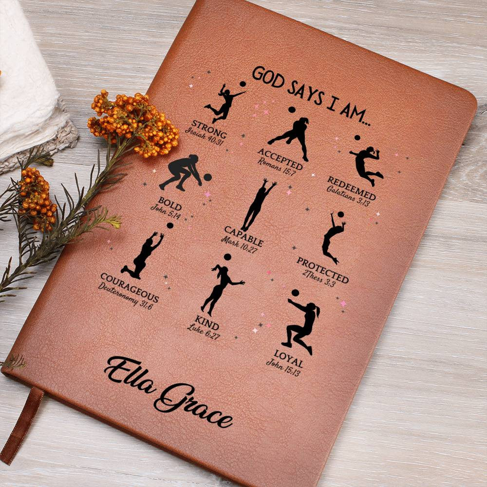 Volleyball Player Gift - God Says I Am-[Heartfelt Family Gift]
