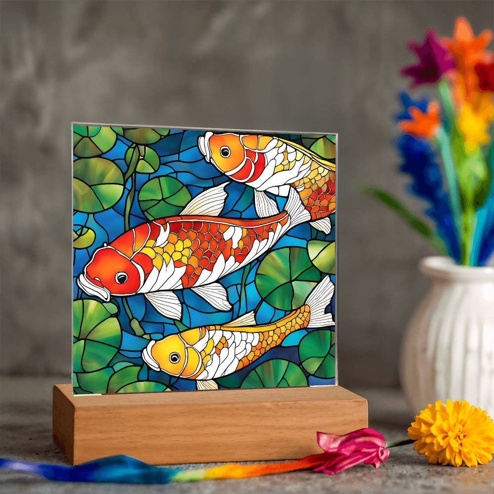 Acrylic Square Plaque-[Heartfelt Family Gift]