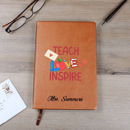 Personalized Teacher Journal for Teacher Appreciation-[Heartfelt Family Gift]