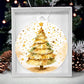 Christmas Tree Gold Acrylic Christmas Ornament-[Heartfelt Family Gift]