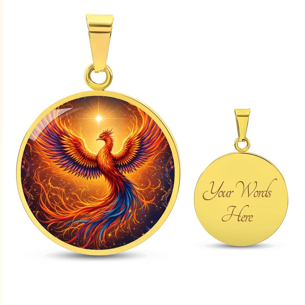 Rising Phoenix Pendant Necklace