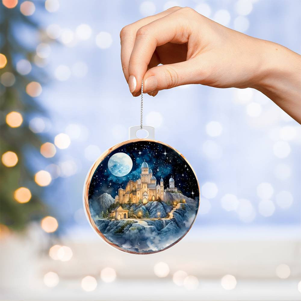Acrylic Christmas Ornament-[Heartfelt Family Gift]