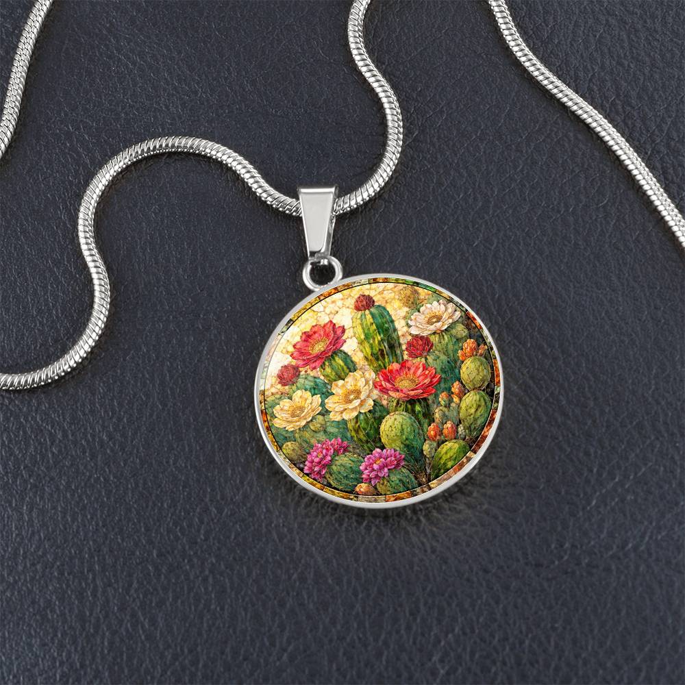Cactus Personalized Engraved Necklace Bracelet or Keychain