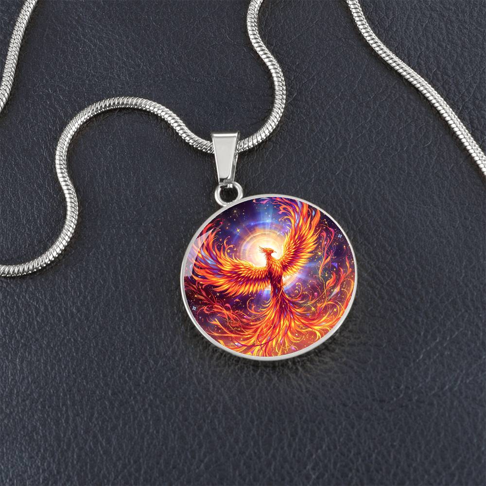 Rising Phoenix Pendant Necklace