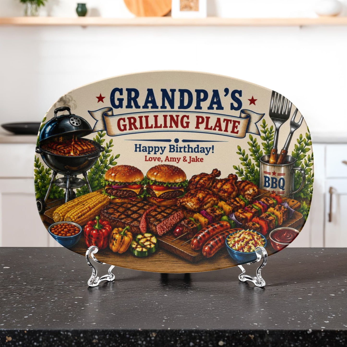 Dad's Grilling Plate