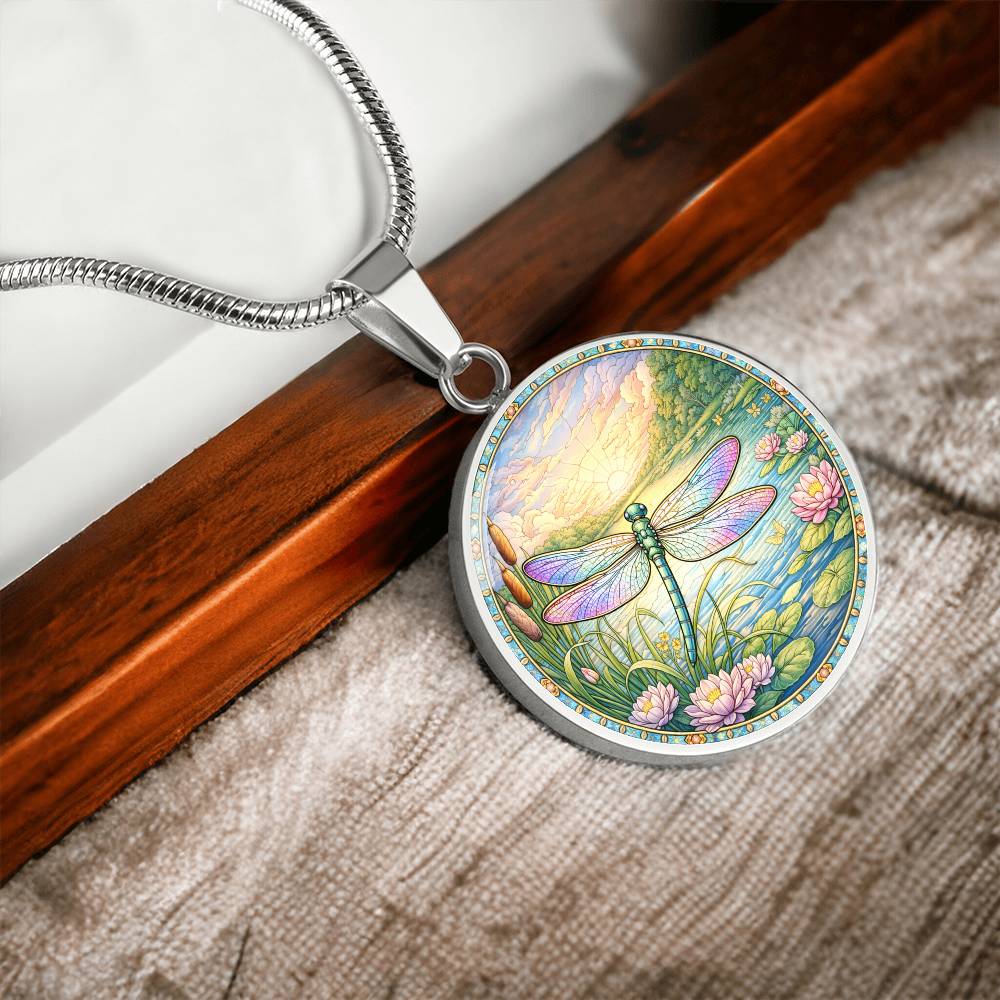 Dragonfly Personalized Engraved Necklace Bracelet or Keychain