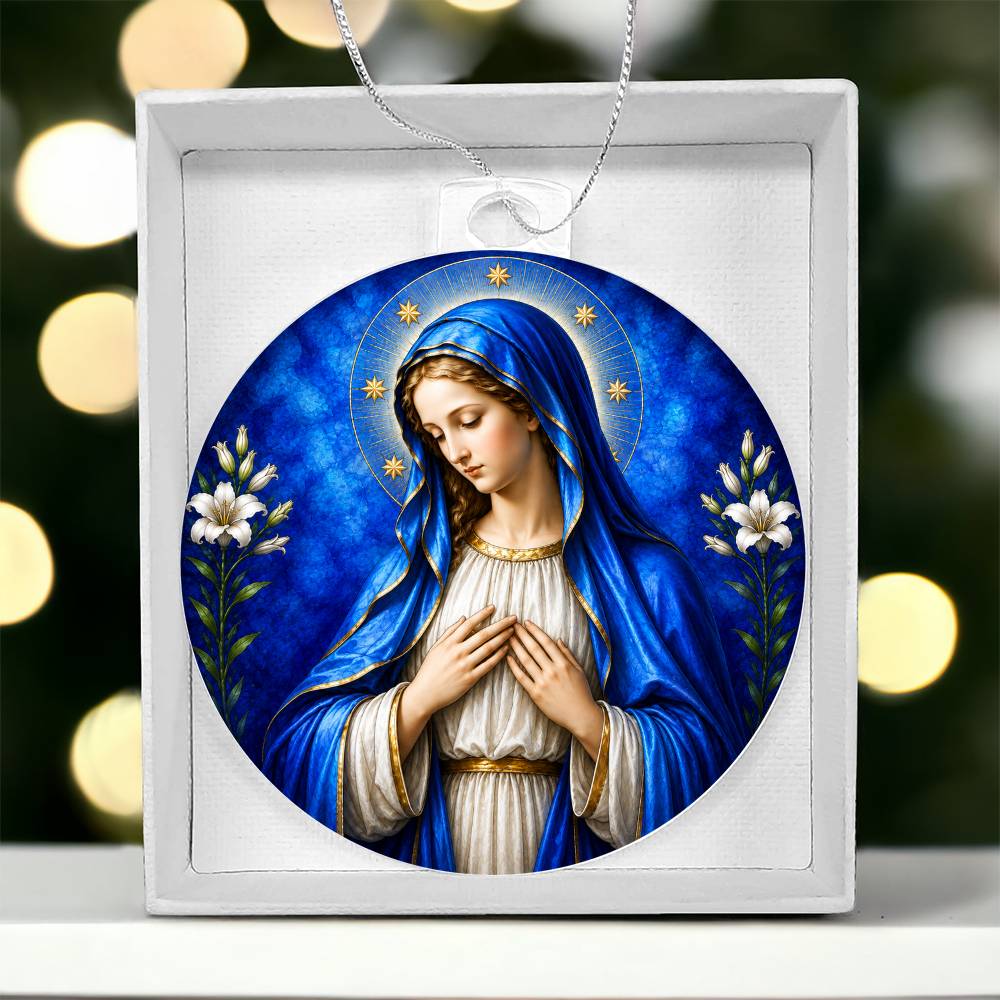 Mother Virgin Mary Ornament