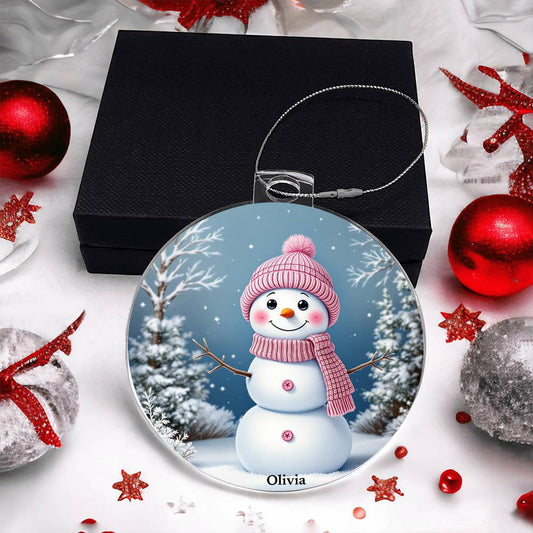 Snowman Acrylic Ornament