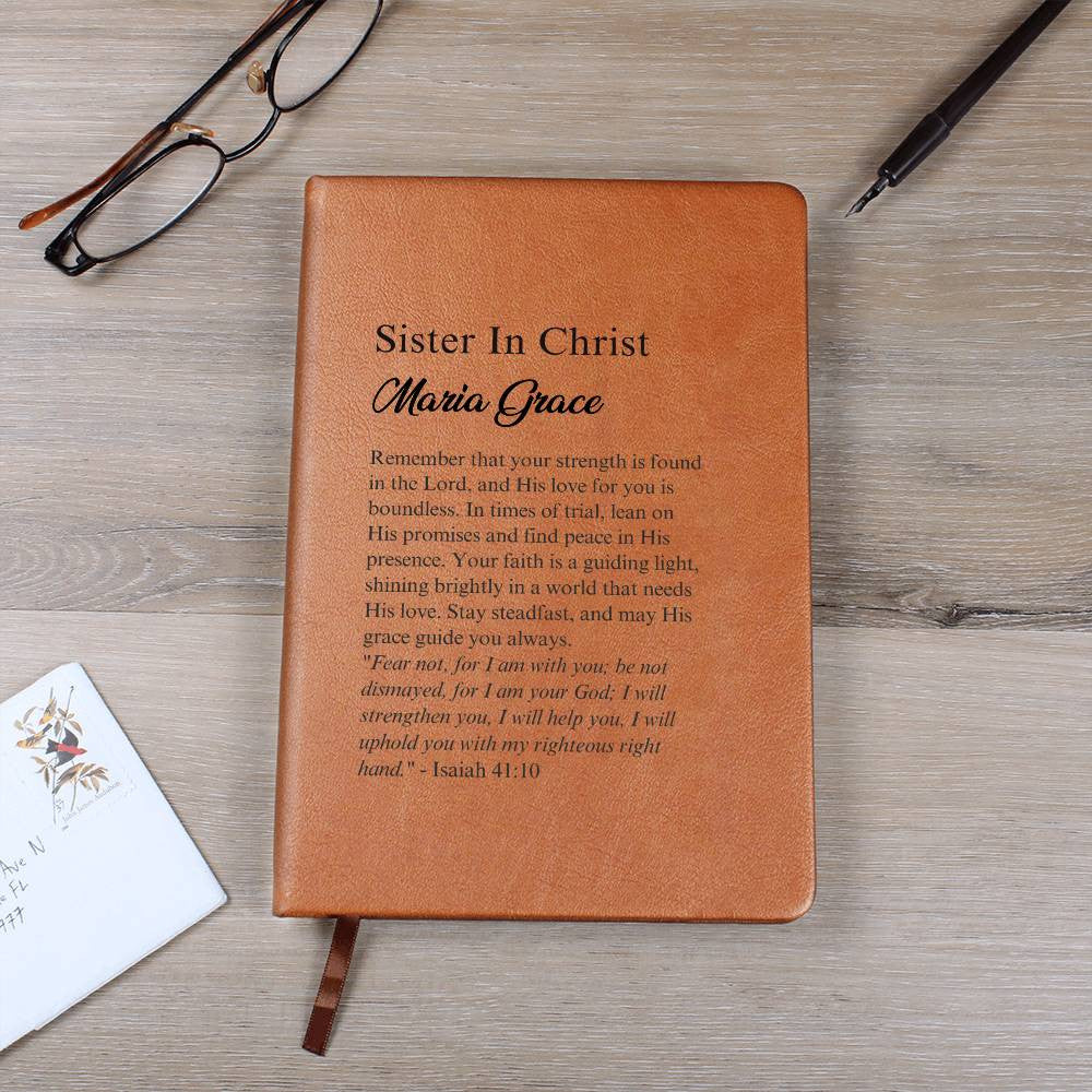 Sister In Christ Personalized Journal Gift-[Heartfelt Family Gift]
