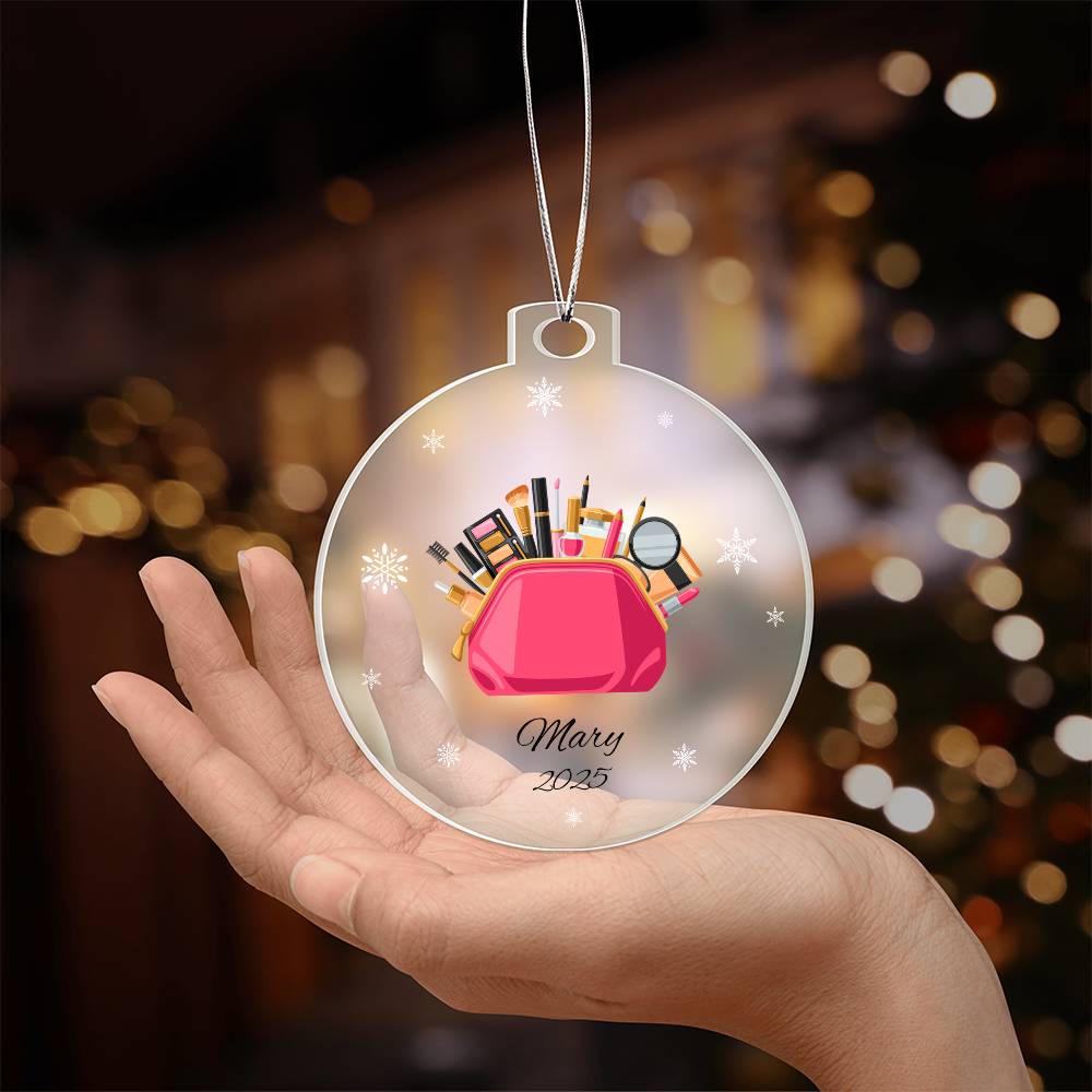 Makeup Christmas Tree Ornament