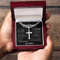 Grandson Engraved Cross-[Heartfelt Family Gift]