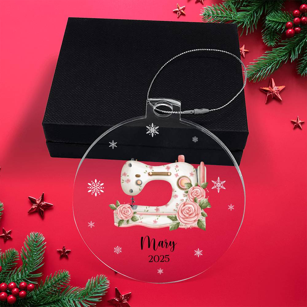 Sewing Christmas Tree Ornament