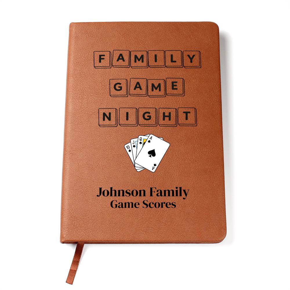 Family Game Night Game Scorebook