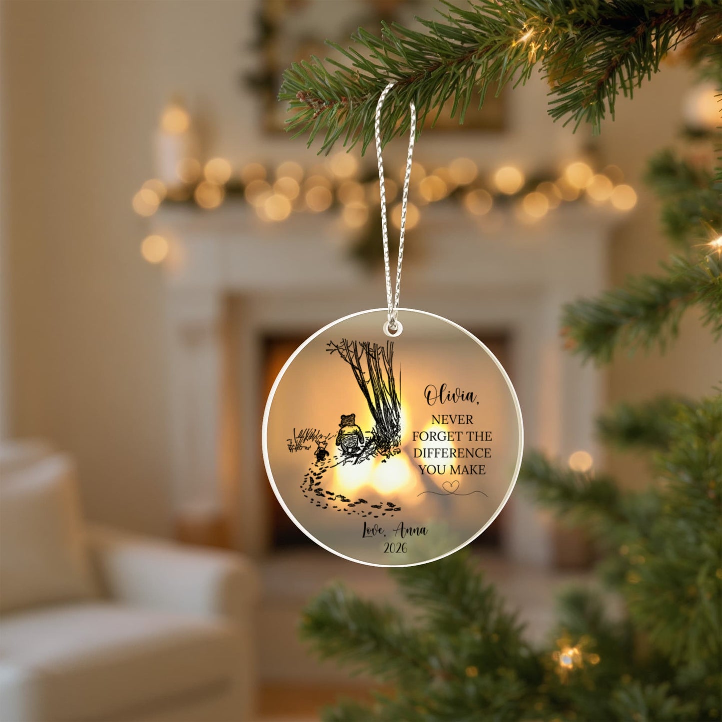Difference Maker Heart Ornament