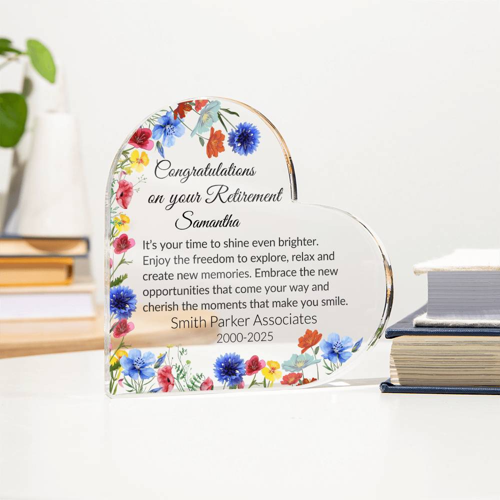 Personalized Retirement Plaque