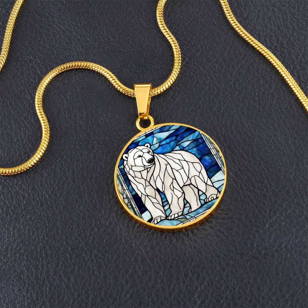 Polar Bear Necklace or Bangle Bracelet-[Heartfelt Family Gift]