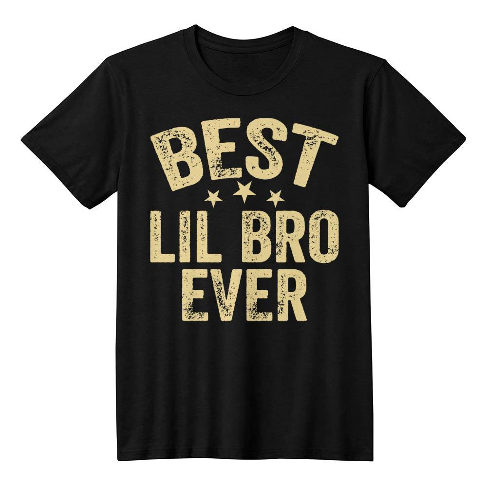 Best Lil Bro Ever Mens T-Shirt-[Heartfelt Family Gift]