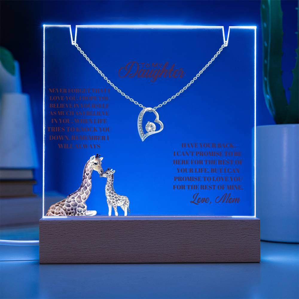 Daughter  Keepsake Acrylic Bundle (Love Knot)-[Heartfelt Family Gift]