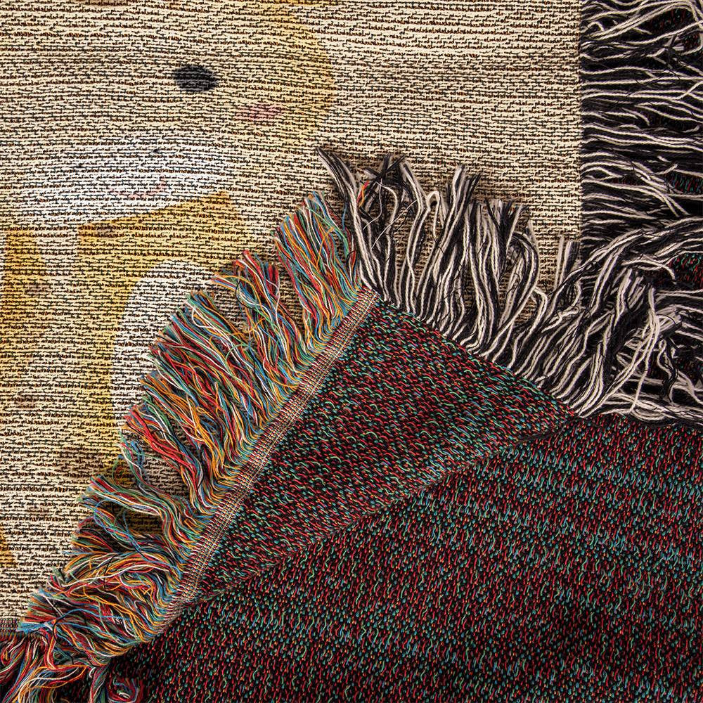 Heirloom Artwork Woven Blanket Daughter-[Heartfelt Family Gift]
