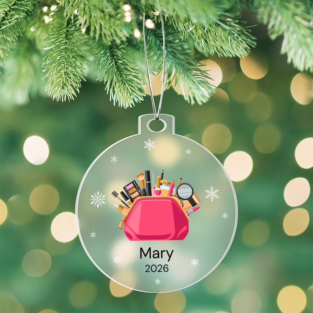 Makeup Christmas Tree Ornament