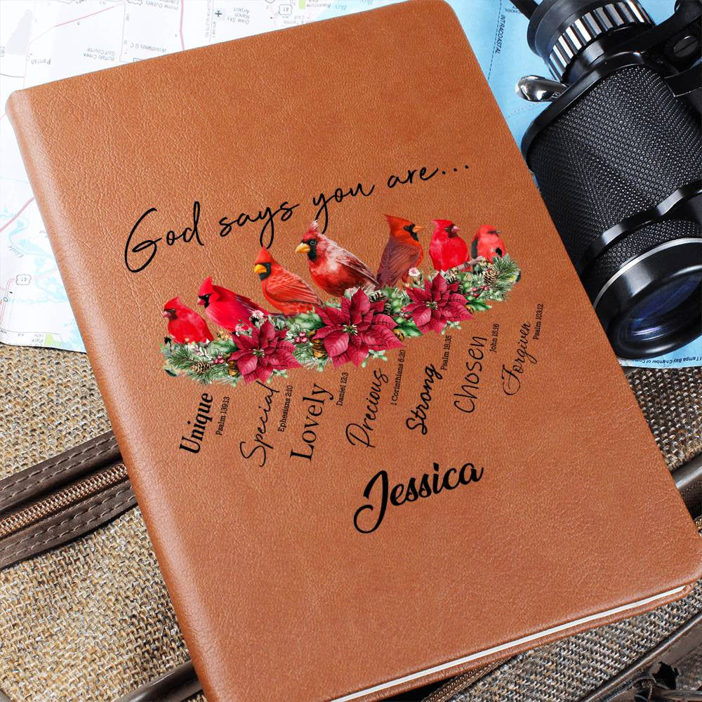 Cardinal Birds God Says You Are Journal-[Heartfelt Family Gift]