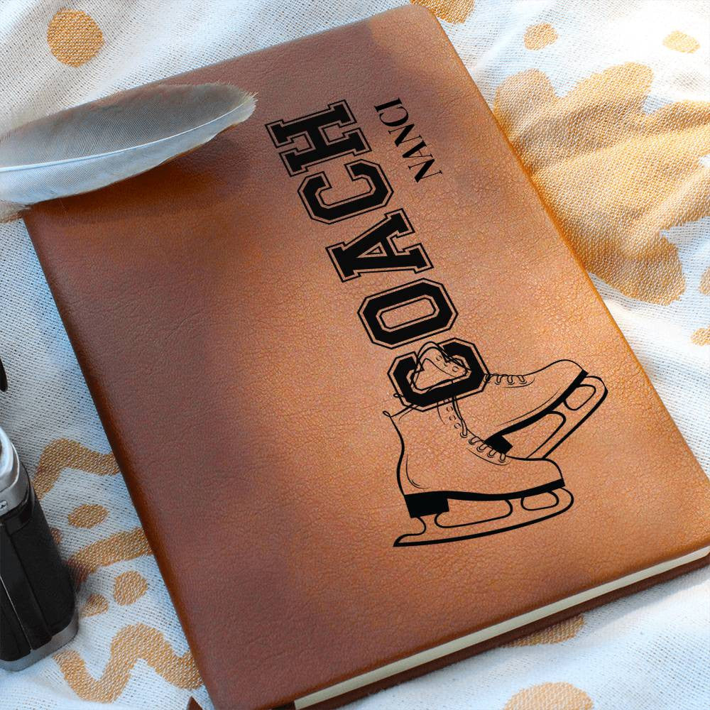 Personalized Ice Skating Coach Journal-[Heartfelt Family Gift]