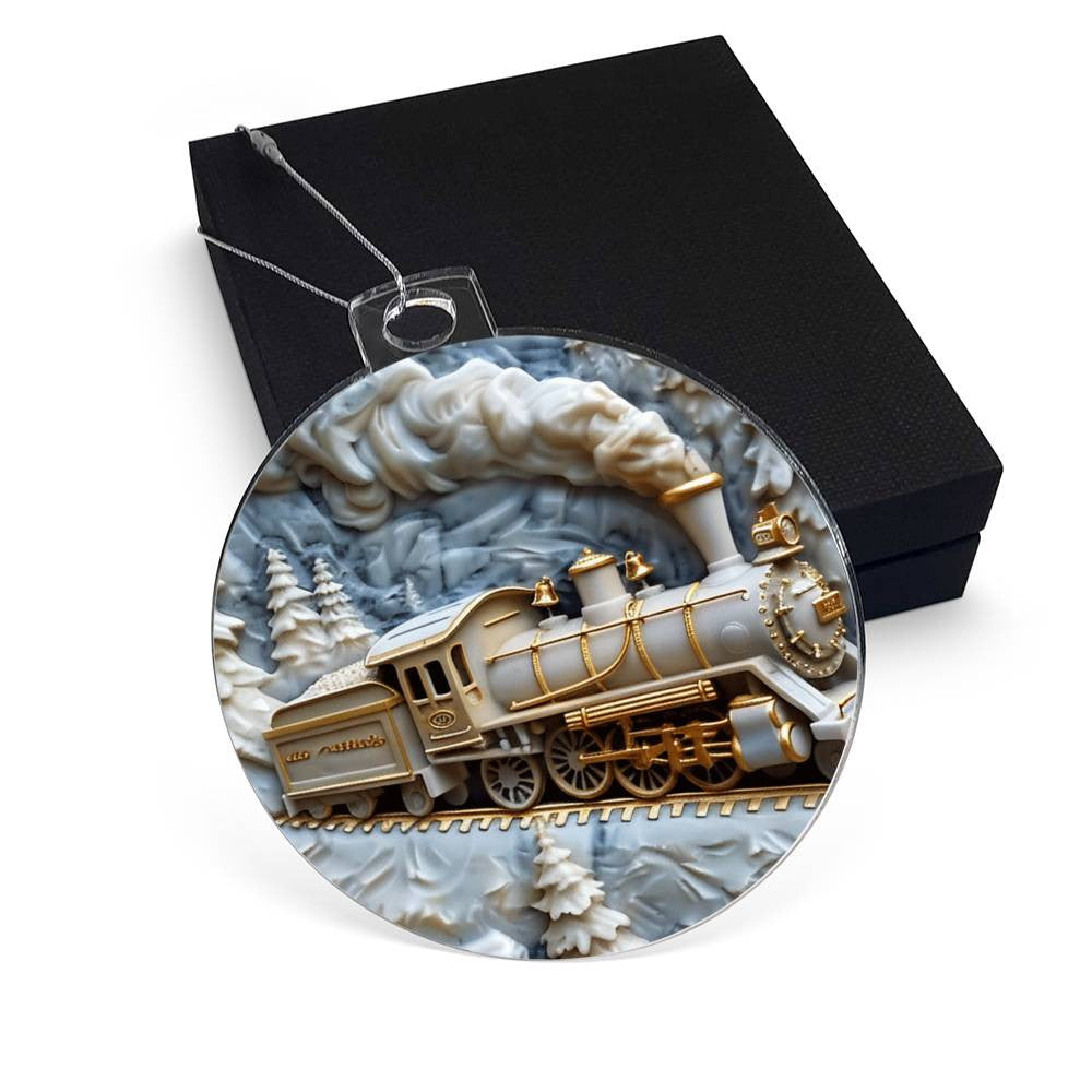 Acrylic Christmas Ornament-[Heartfelt Family Gift]