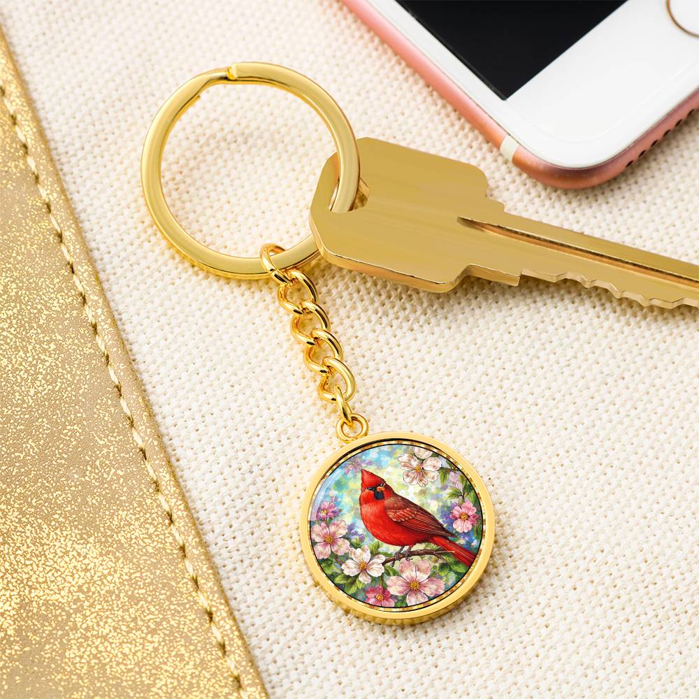 Cardinal Personalized Engraved Necklace Bracelet or Keychain