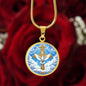 Holy Dove and Cross Necklace with Engraving-[Heartfelt Family Gift]
