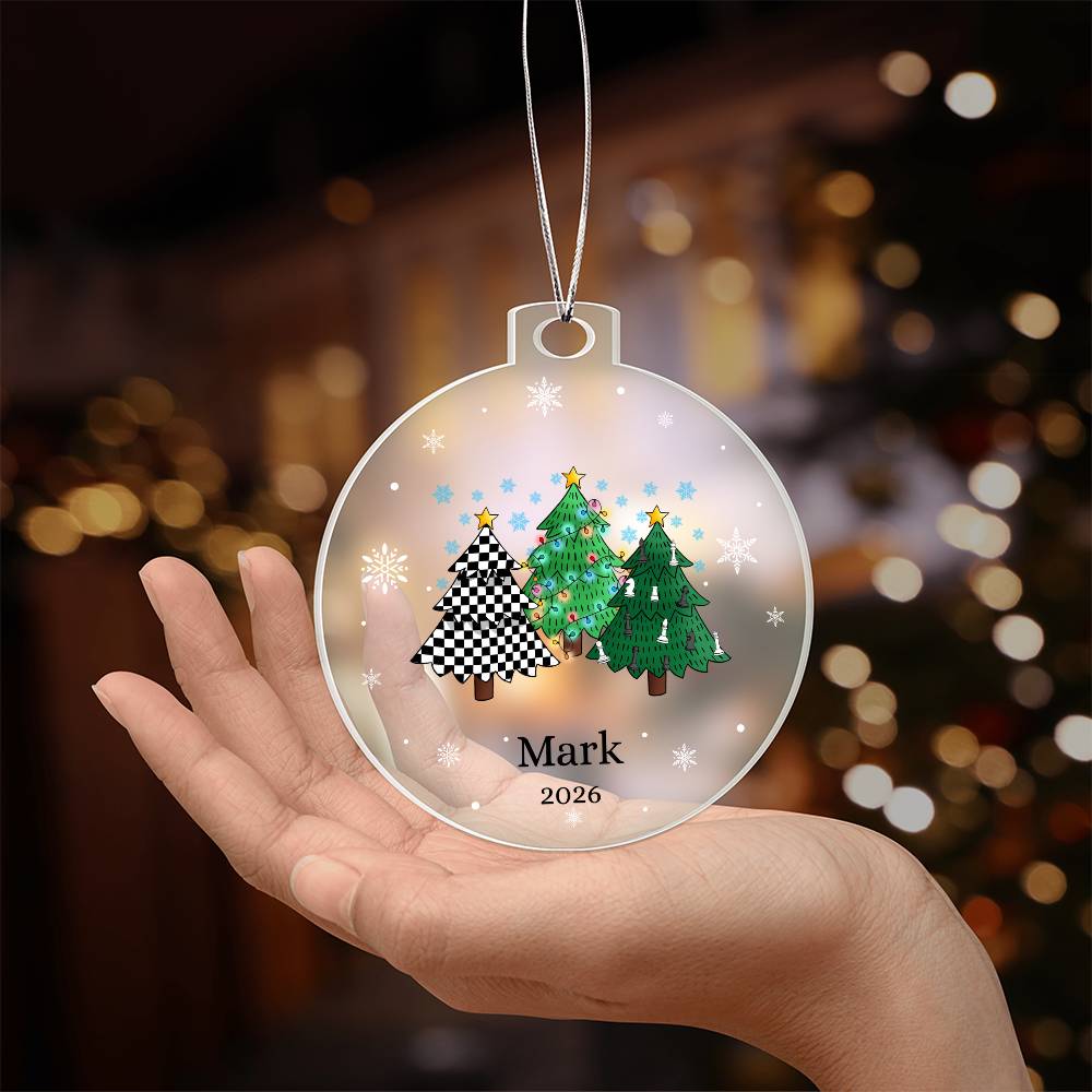 Chess Christmas Tree Ornament