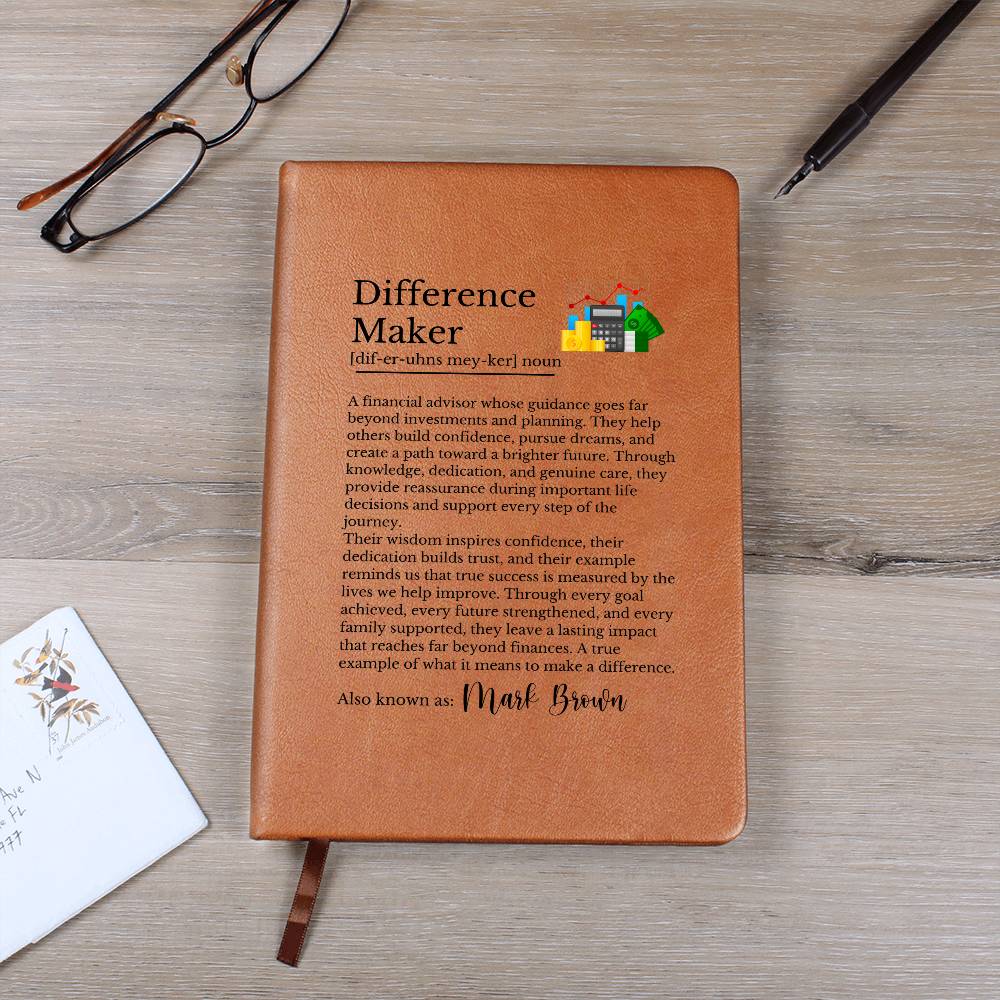 Financial Advisor Appreciation Journal