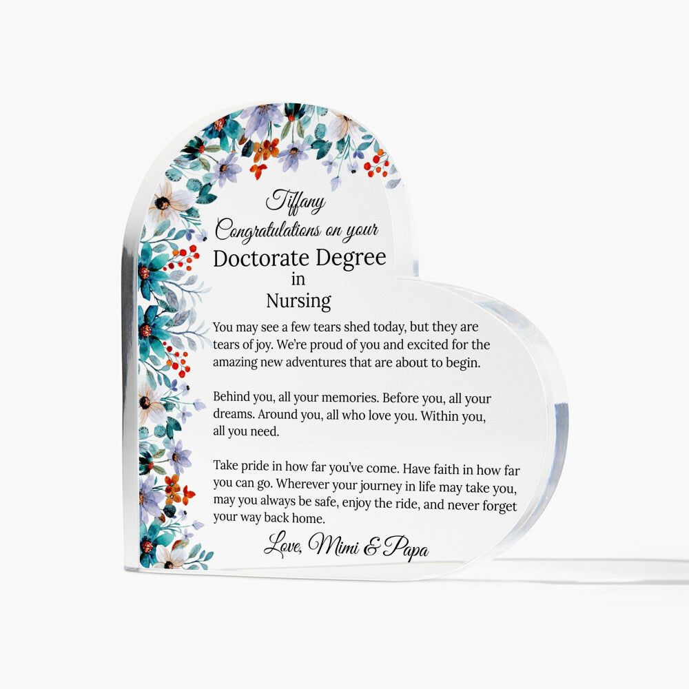 Personalized Doctorate Phd Graduation Gift