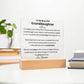 Personalized Granddaughter Plaque from Grandma or Grandpa-[Heartfelt Family Gift]