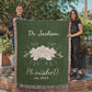 PHD Graduation Gift Blanket for Doctorate Degree-[Heartfelt Family Gift]