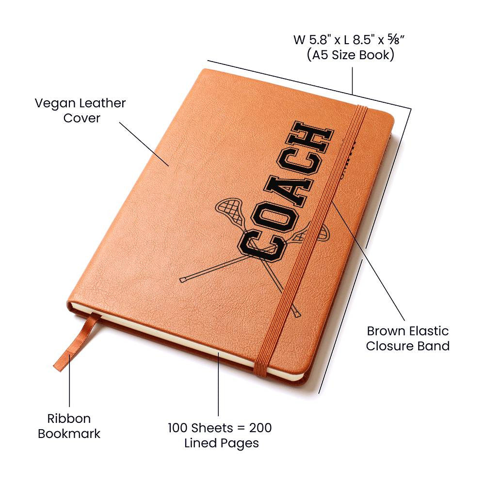 Personalized Lacrosse Coach Journal-[Heartfelt Family Gift]