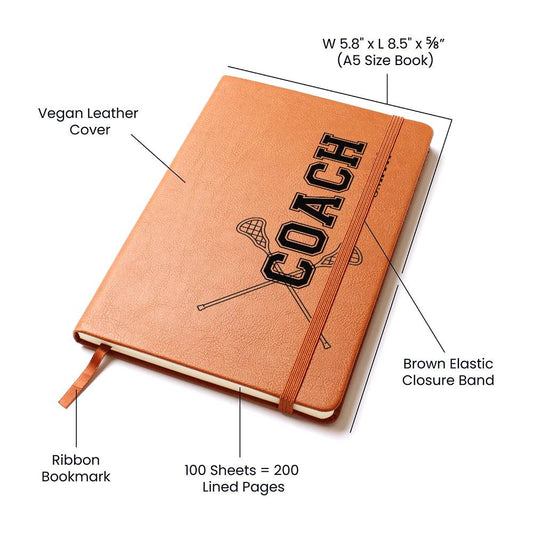 Personalized Lacrosse Coach Journal-[Heartfelt Family Gift]