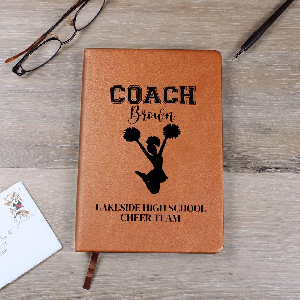 Personalized Cheer Coach Journal