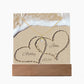 Names In The Sand Petite Ribbons Plaque & Necklace Gift Set-[Heartfelt Family Gift]