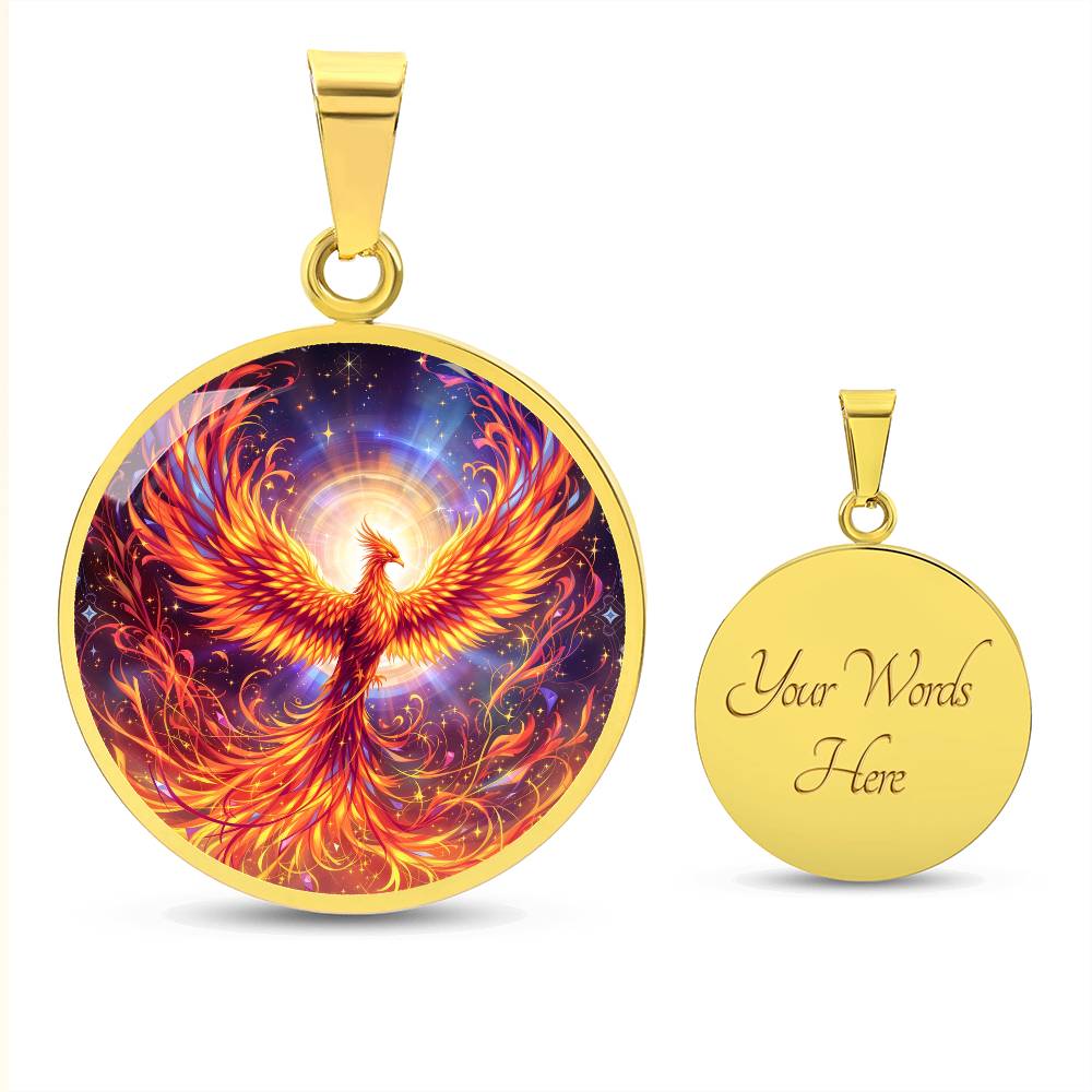 Rising Phoenix Pendant Necklace