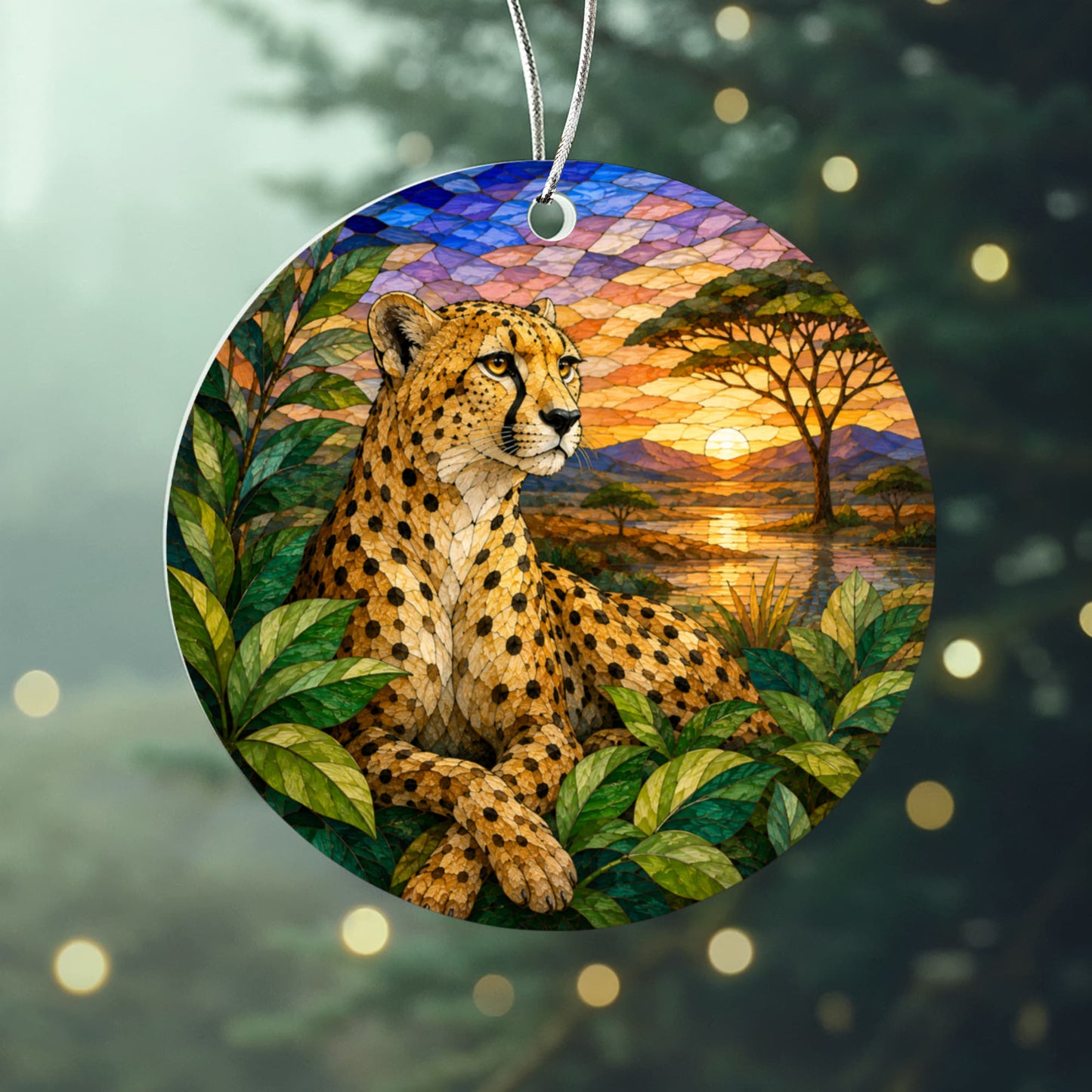 Jungle Animals Christmas Ornament