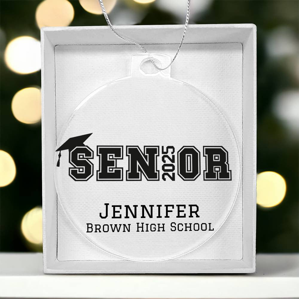 Class of 2025 Senior Ornament-[Heartfelt Family Gift]