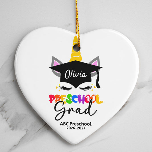 Personalized PreSchool Ornament Gift For Kids