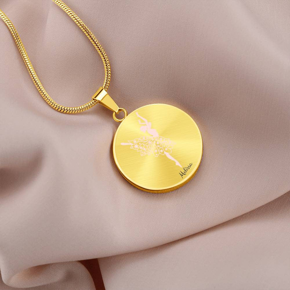 Personalized Ballerina Name Necklace-[Heartfelt Family Gift]