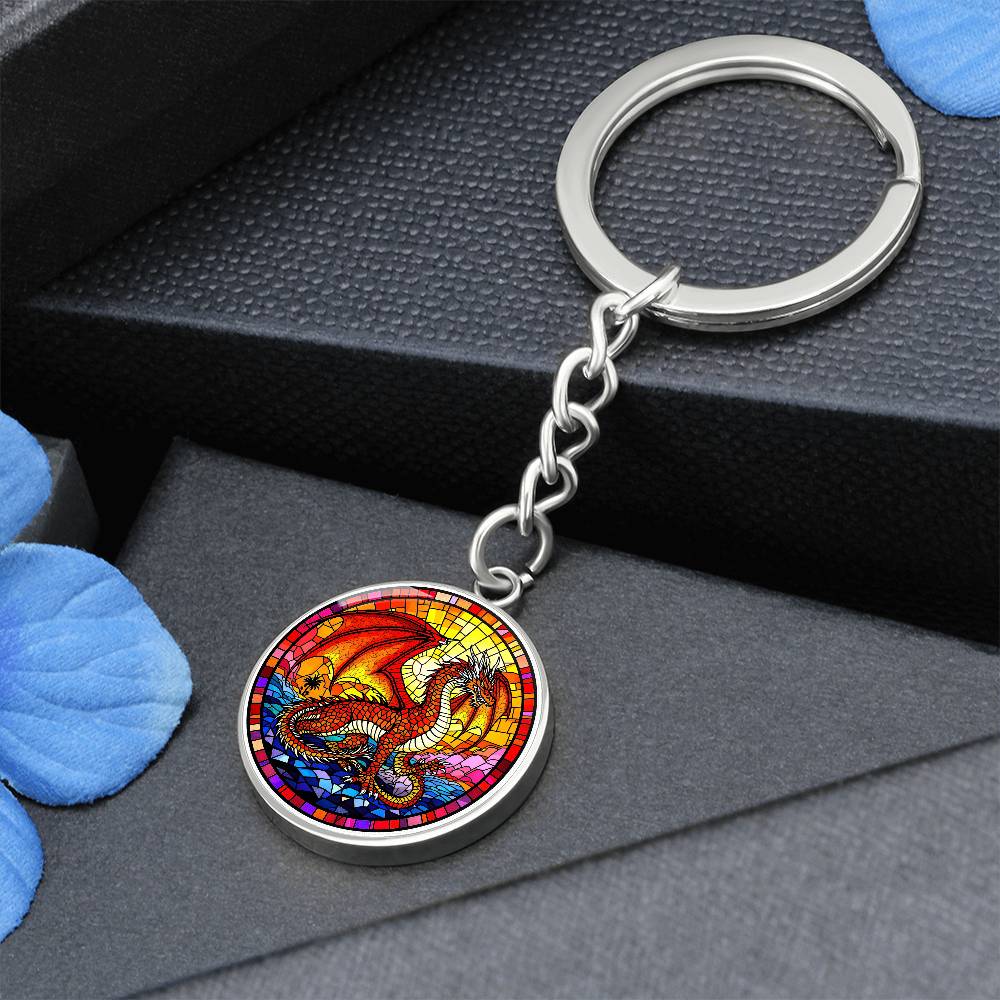 Red Dragon Pendant Necklace