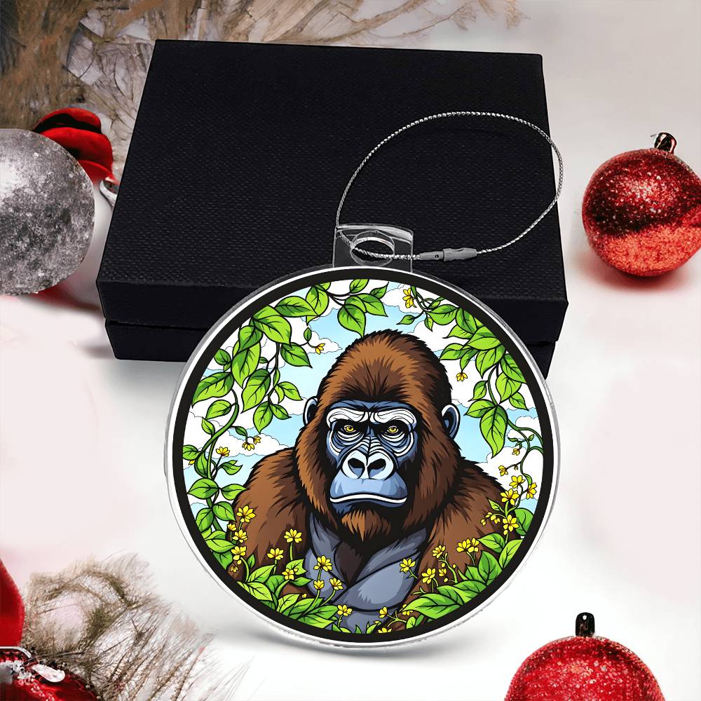 Jungle Safari Animals Christmas Ornament