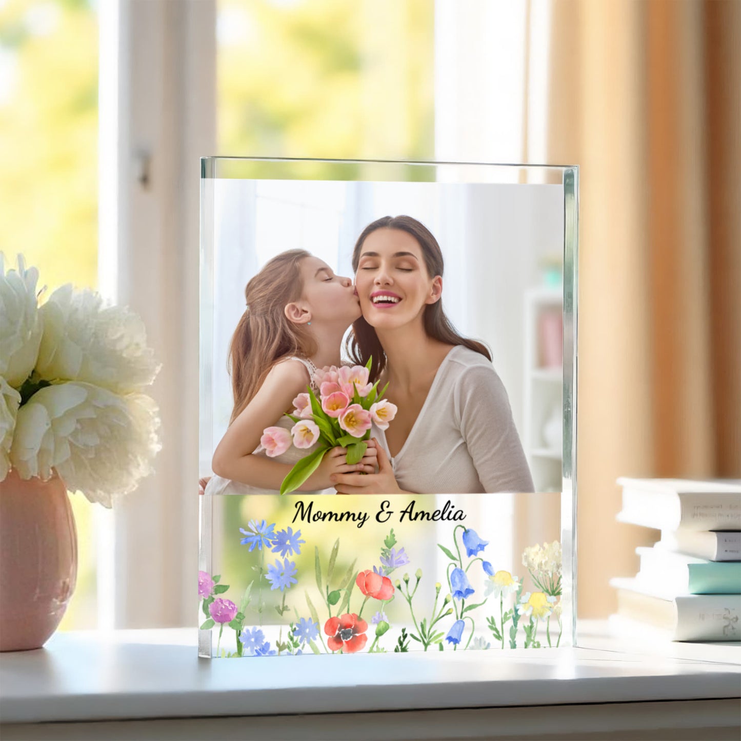 Mommy & Me Photo Acrylic Block