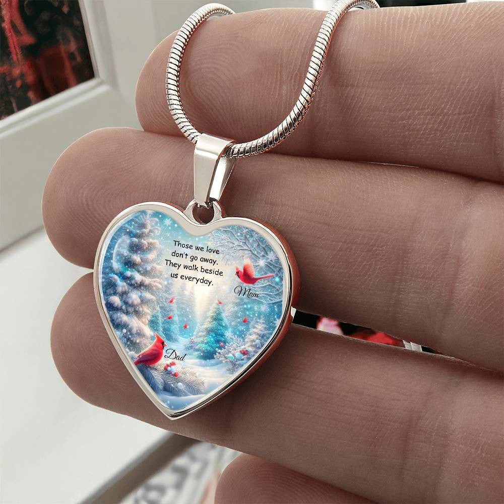 Heart Necklace with Engraving-[Heartfelt Family Gift]